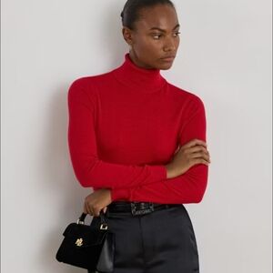 Ralph Lauren Red Turtleneck